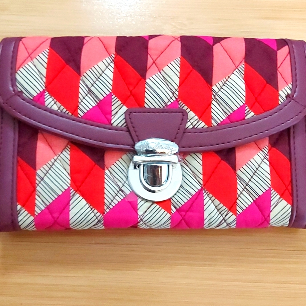 Vera Bradley Ultimate Bohemian Chevron wristlet/wallet